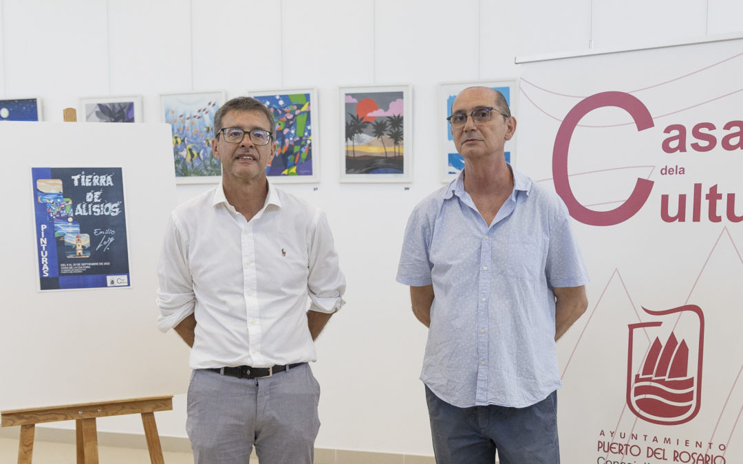 El pintor Emilio Loiz expone ‘Tierra de Alisios’, su obra pictórica de paisajes y escenas poderosamente influenciadas por las Islas Canarias