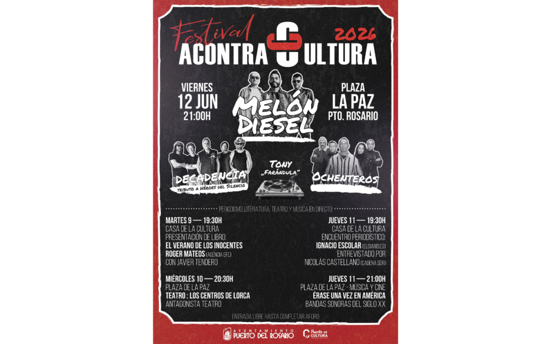 Puerto del Rosario presenta A CONTRACULTURA 2026: Un festival que desafía lo convencional y reflexiona sobre la cultura en la era digital