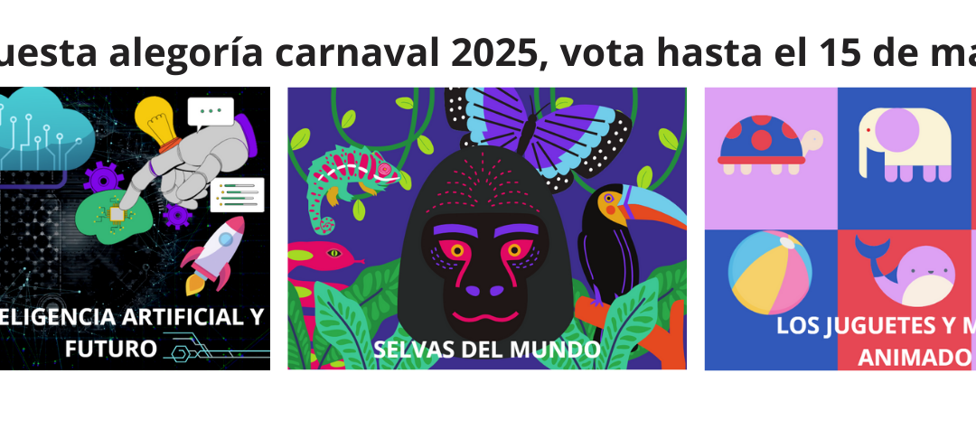 Encuesta para votar la próxima alegoría del Carnaval 2023