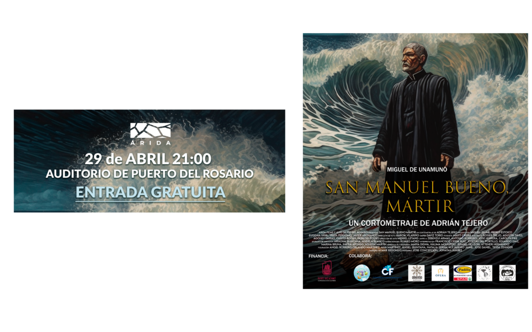 El sábado se estrena el cortometraje ‘San Manuel Bueno, mártir’, del cineasta majorero Adrián Tejero