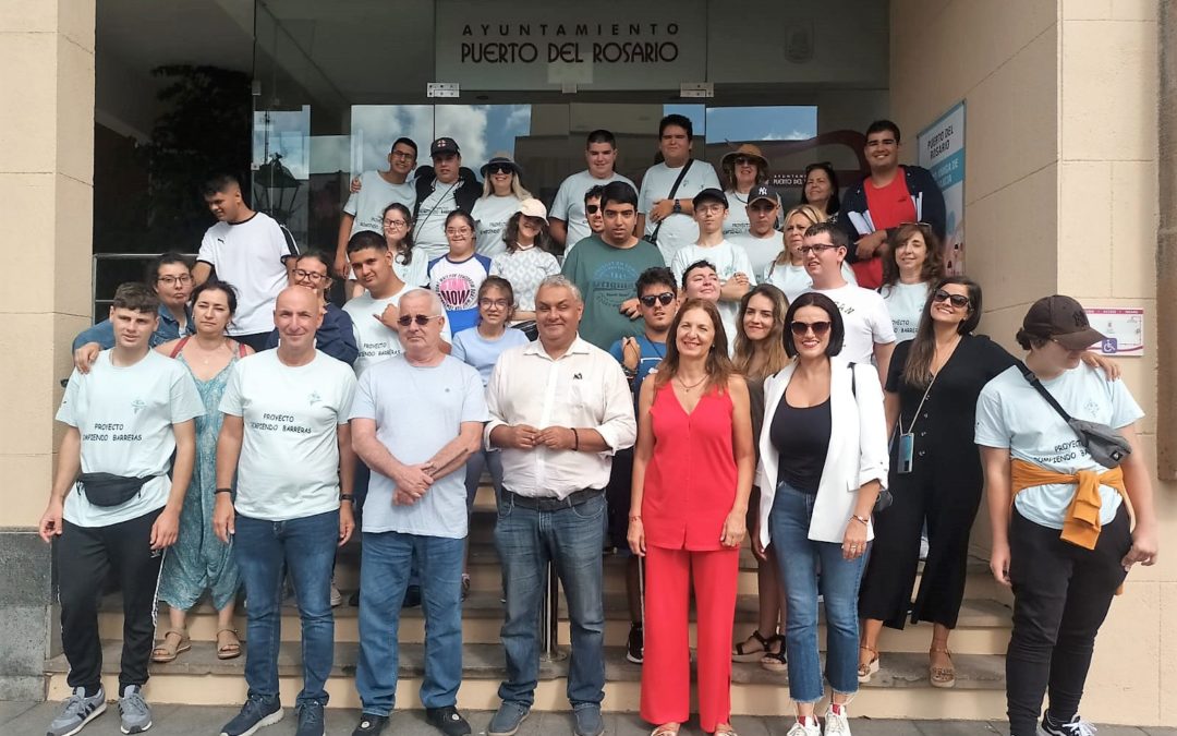 El proyecto de intercambio pionero en Canarias del Aula Enclave continúa ‘Rompiendo barreras’