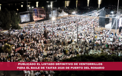 Publicado el listado definitivo de ventorrillos para el Baile de Taifas 2026 de Puerto del Rosario