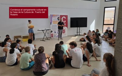 Comienza  el Campamento Cultural de Verano en la Casa de la Cultura de Puerto del Rosario con 50 jóvenes protagonistas