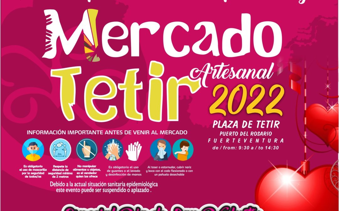 El Mercado de Tetir celebra San Valentín con una edición especial el próximo domingo 13 de febrero