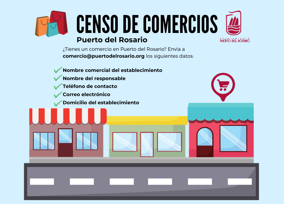 Puerto del Rosario solicita colaboración para la elaboración de un censo de comercios