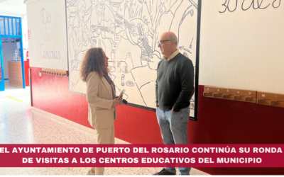 El Ayuntamiento de Puerto del Rosario continúa su ronda de visitas a los centros educativos del municipio