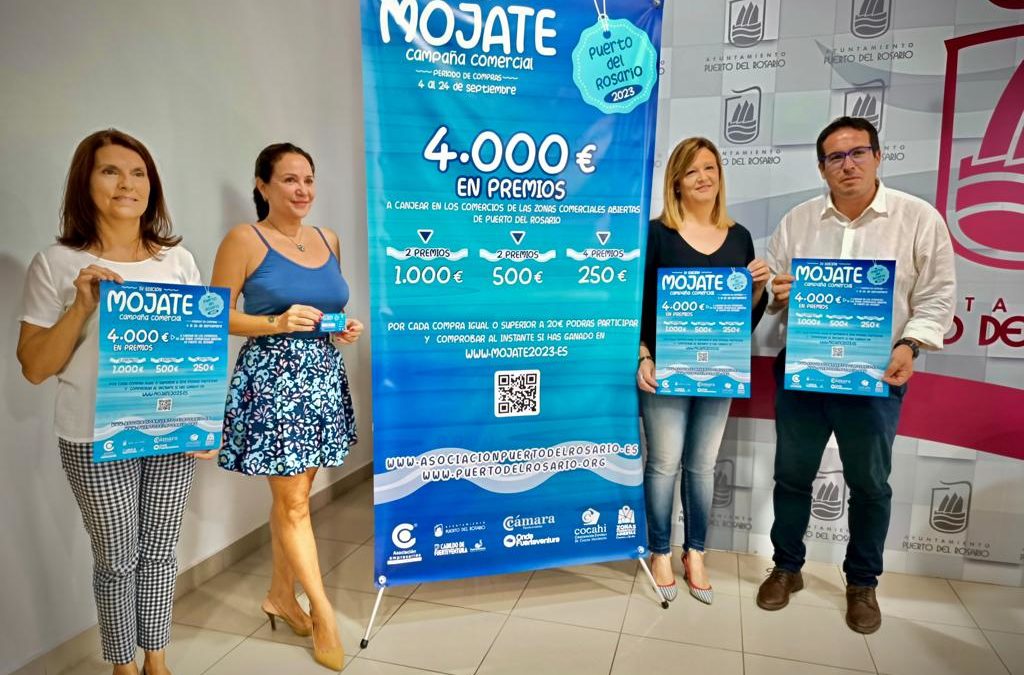 Un total de 100 establecimientos comerciales se adhieren a la IV edición de la campaña ‘Mójate’