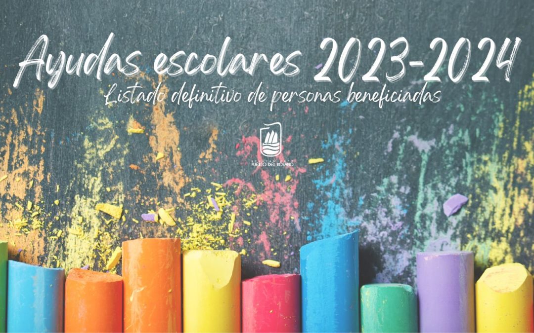 Puerto del Rosario publica la lista definitiva de las ayudas escolares 2023/2024