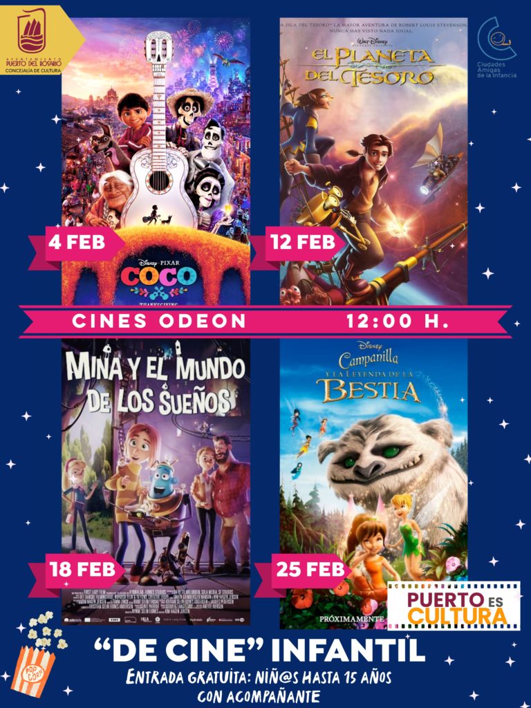 Cartel-de-cine-en-Puerto-del-Rosario-sesiones-gratuitas-CONCEJALIA-DE-CULTURA-768x1024 Cine gratuito para el público infantil de Puerto del Rosario