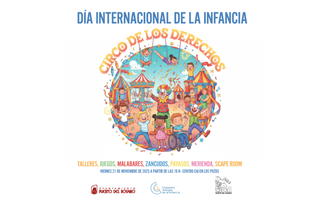 Puerto del Rosario celebra el Día de la Infancia con tres jornadas dedicadas a la participación, el juego y los derechos de los niños y niñas