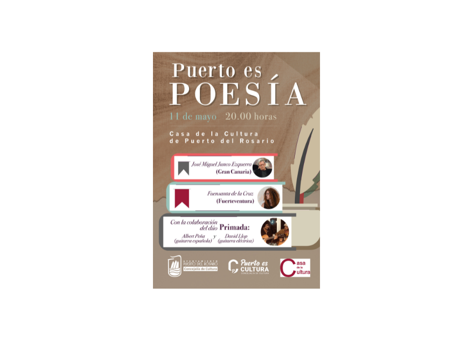 Fuensanta de la Cruz y José Miguel Junco Ezquerra, este jueves en ‘Puerto es Poesía’