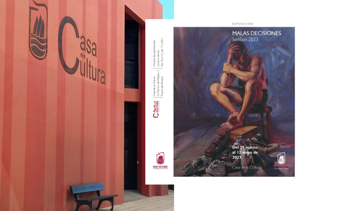 El artista Sonson presenta en la Casa de la Cultura su exposición de pintura ‘Malas decisiones’