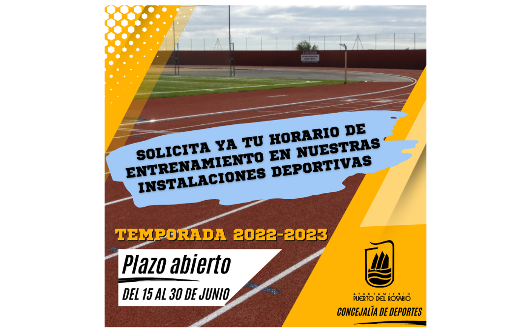 El plazo para solicitar horarios de entrenamiento en las instalaciones deportivas de Puerto del Rosario para la temporada 2022-2023 se abre este miércoles