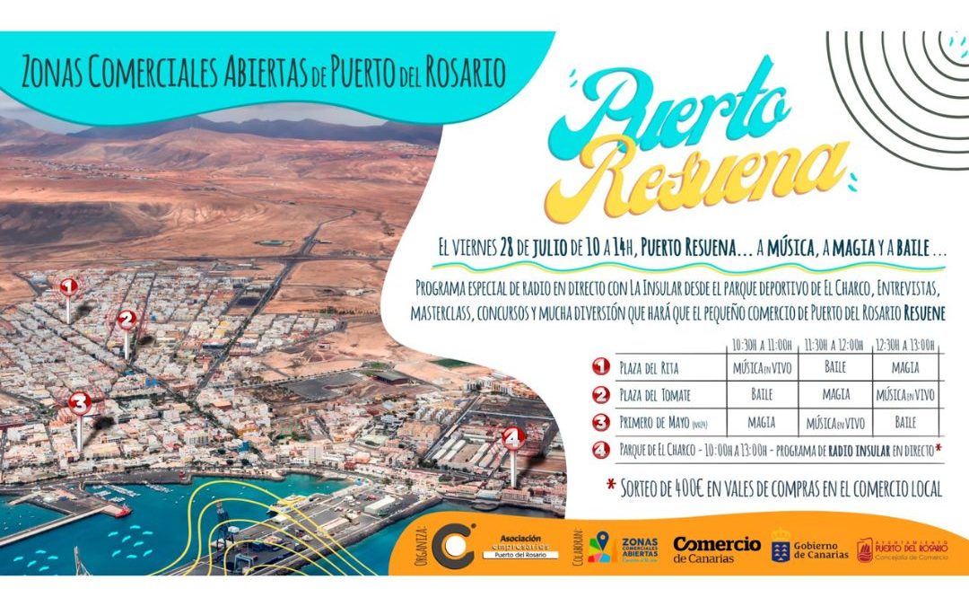 Llega ‘Puerto resuena’, la campaña de dinamización de las Zonas Comerciales Abiertas