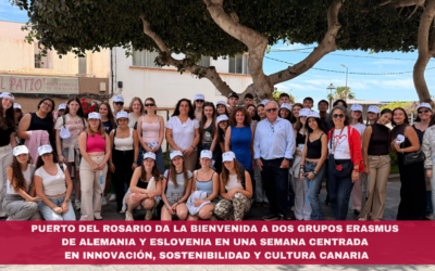 Puerto del Rosario da la bienvenida a dos grupos Erasmus de Alemania y Eslovenia en una semana centrada en innovación, sostenibilidad y cultura canaria