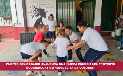 Puerto del Rosario clausura una nueva edición del proyecto socioeducativo “Escuelita de Colores”