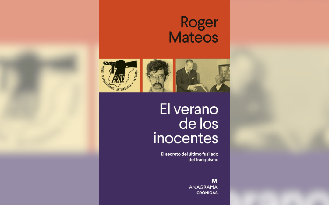 El periodista de la Agencia EFE Roger Mateos presenta, el martes,  ‘El verano de los inocentes’, sobre los últimos asesinados del franquismo