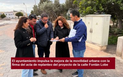 Puerto del Rosario impulsa la mejora de la movilidad urbana con la firma del acta de replanteo del proyecto de la calle Fontán Lobe