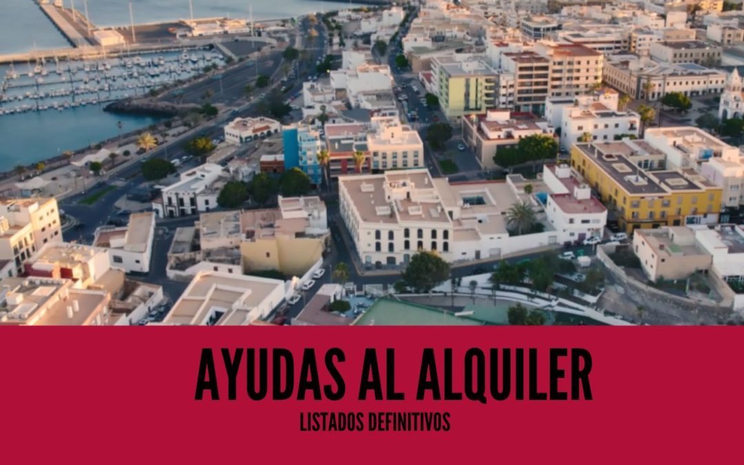 Publicados los listados definitivos de ayudas al alquiler de Puerto del Rosario