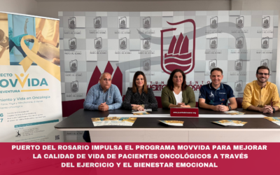 Puerto del Rosario impulsa el programa MOVVIDA para mejorar la calidad de vida de pacientes oncológicos a través del ejercicio y el bienestar emocional