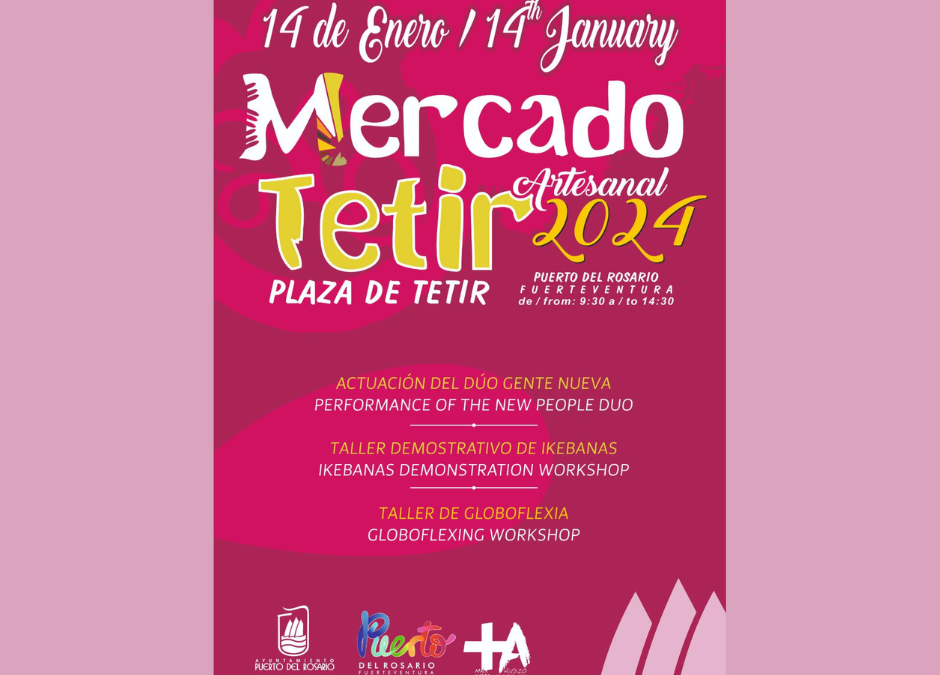 La Plaza de Tetir se prepara para la primera edición del Mercado Artesanal de 2024