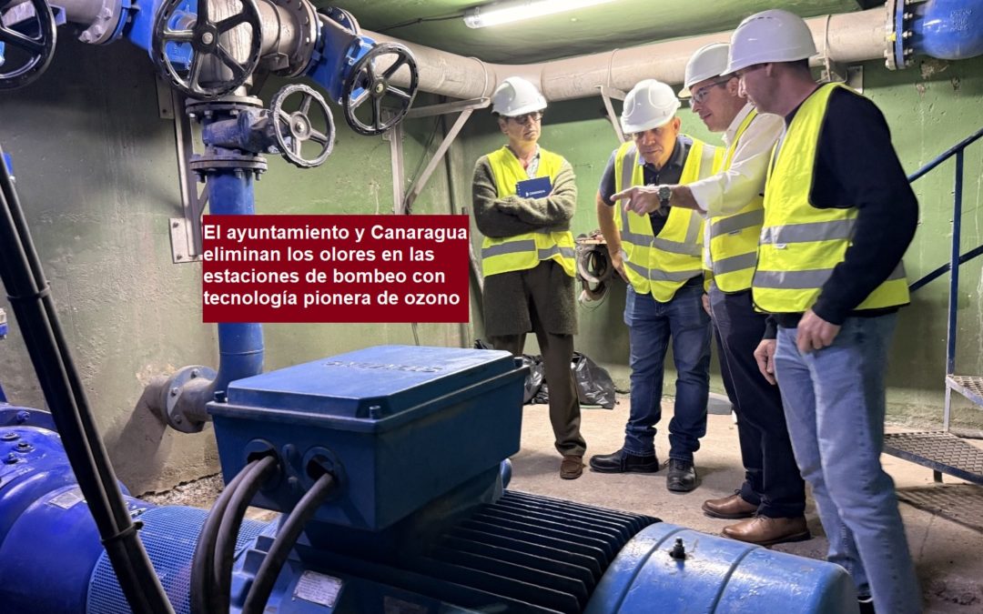El ayuntamiento de Puerto del Rosario y Canaragua eliminan los olores en las estaciones de bombeo con tecnología pionera de ozono