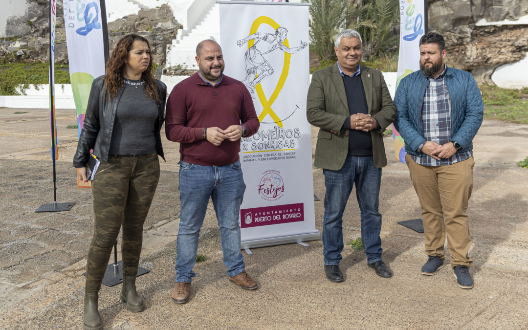 Puerto del Rosario presenta la II Milla Carnavalera ‘Kilómetros por Sonrisas’ que recaudará fondos para la lucha contra el cáncer infantil y otras enfermedades raras