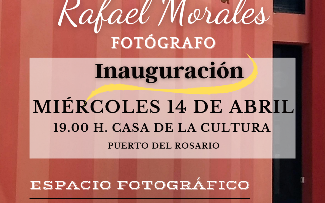 Inauguración del espacio fotográfico de Rafael Morales