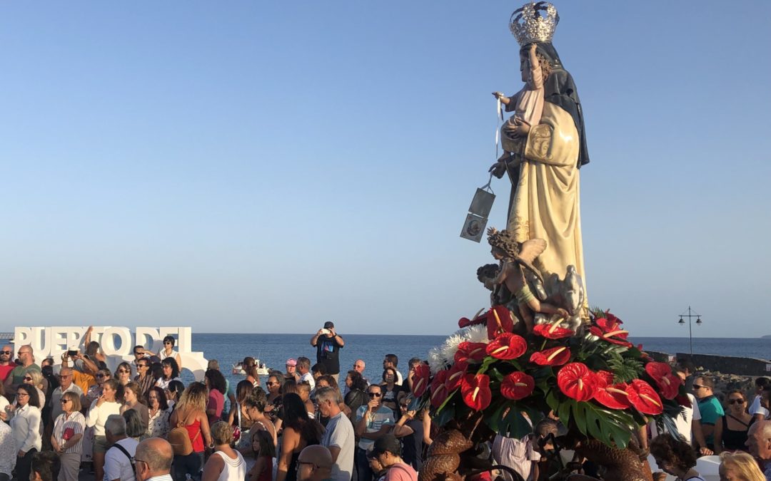 Este domingo se celebra la tradicional procesión de la Virgen del Carmen en Puerto del Rosario