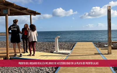 Puerto del Rosario realiza mejoras de accesibilidad en la playa de Puerto Lajas