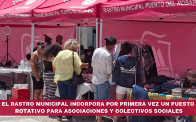 El rastro municipal incorpora por primera vez un puesto rotativo para asociaciones y colectivos sociales