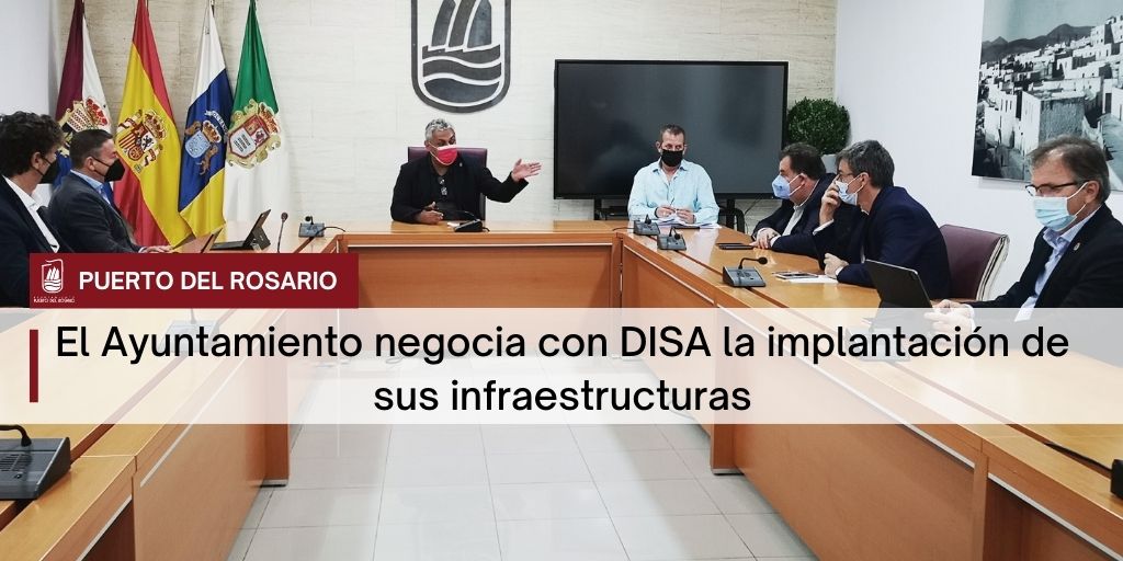El Ayuntamiento de Puerto del Rosario negocia con DISA la implantación de sus infraestructuras