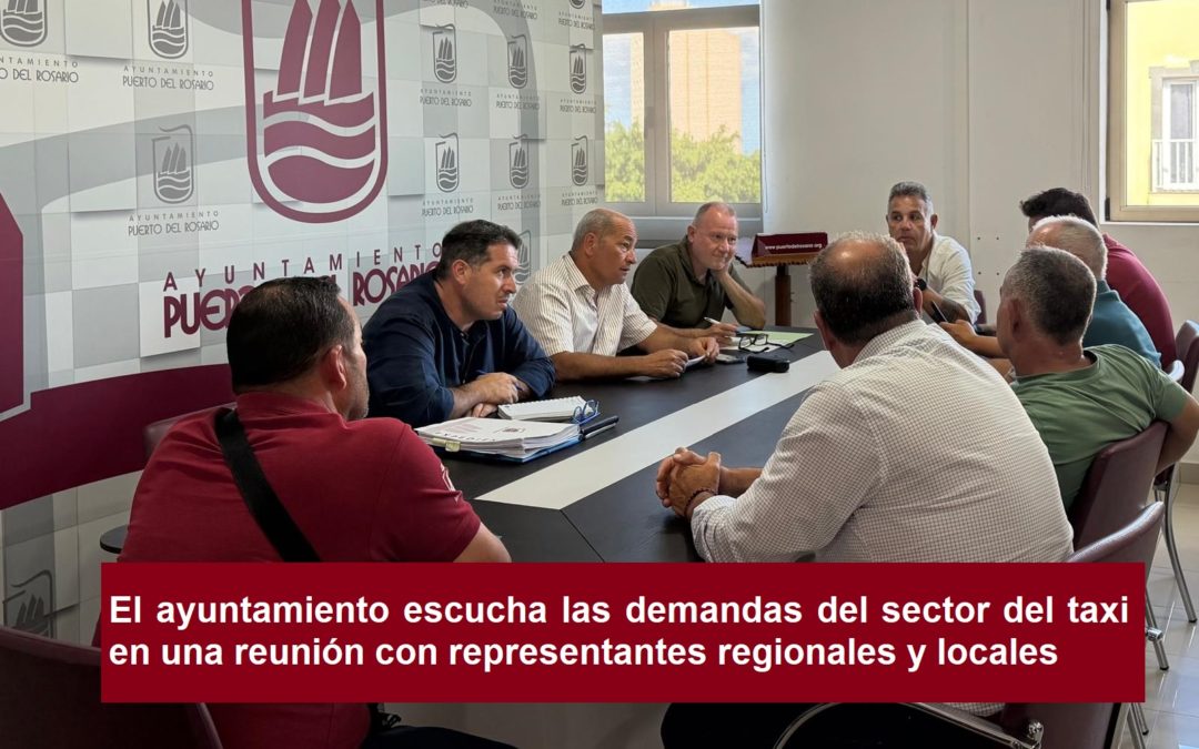 El ayuntamiento escucha las demandas del sector del taxi en una reunión de trabajo con representantes regionales y locales