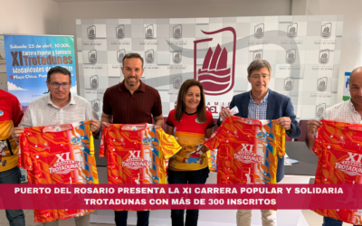Puerto del Rosario presenta la XI Carrera Popular y Solidaria Trotadunas con más de 300 inscritos