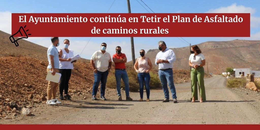 El Ayuntamiento continúa en Tetir el Plan de Asfaltado de caminos rurales