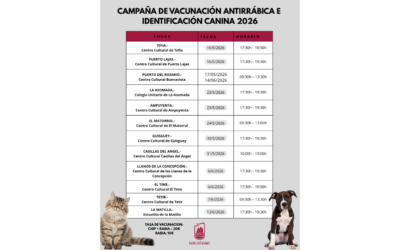 Puerto del Rosario pone en marcha la Campaña de Vacunación Antirrábica e Identificación Canina 2026 en los distintos pueblos y barrios del municipio