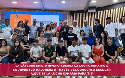 La Cátedra Emilio Rivero acerca la lucha canaria a la juventud majorera a través del concurso escolar “¿Qué es la lucha canaria para ti?”
