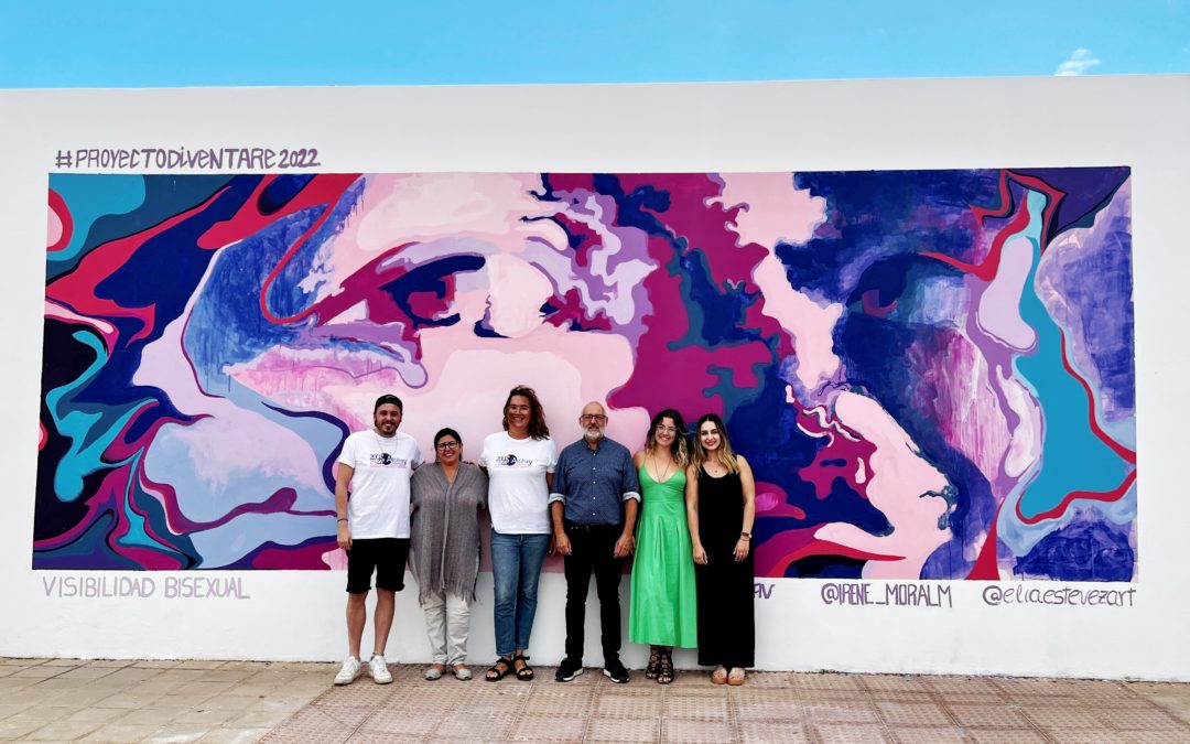 La capital majorera inaugura un nuevo mural conmemorativo por el Día de la Visibilidad Bisexual