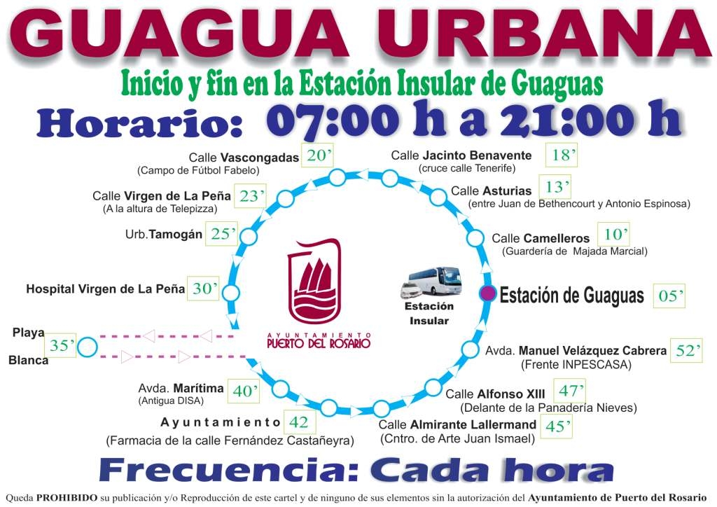 El Servicio de Guagua Urbana, ahora con más información al usuario | Ayuntamiento de Puerto Rosario Fuerteventura