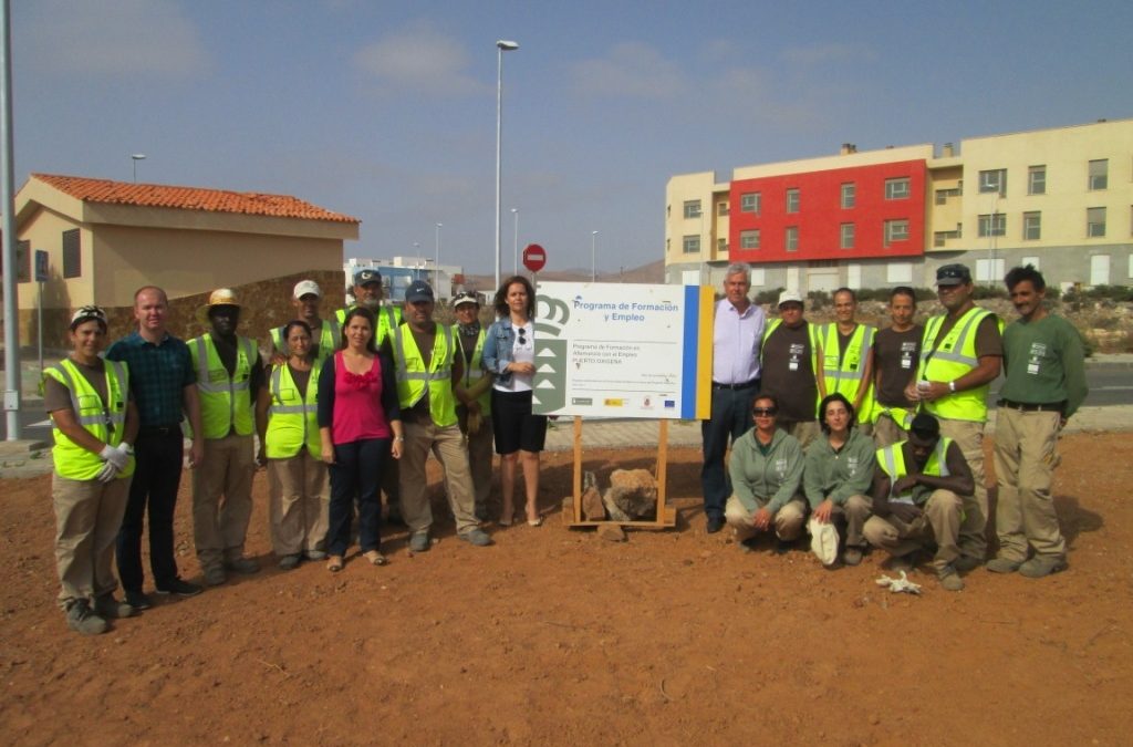 Visita a  los alumnos trabajadores de Puerto Oxigena